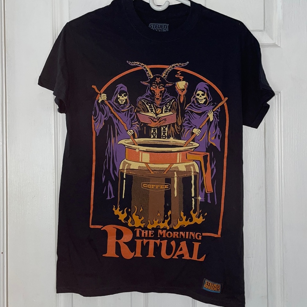 Steven Rhodes Graphic Tee “The morning ritual”